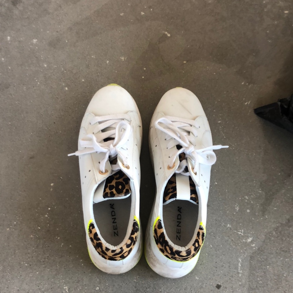 White sneakers